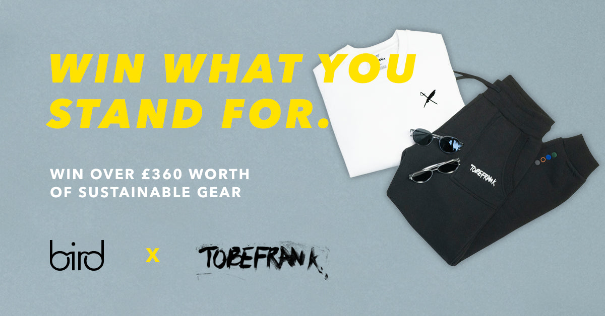 BIRD + TOBEFRANK : The ultimate recycled giveaway.